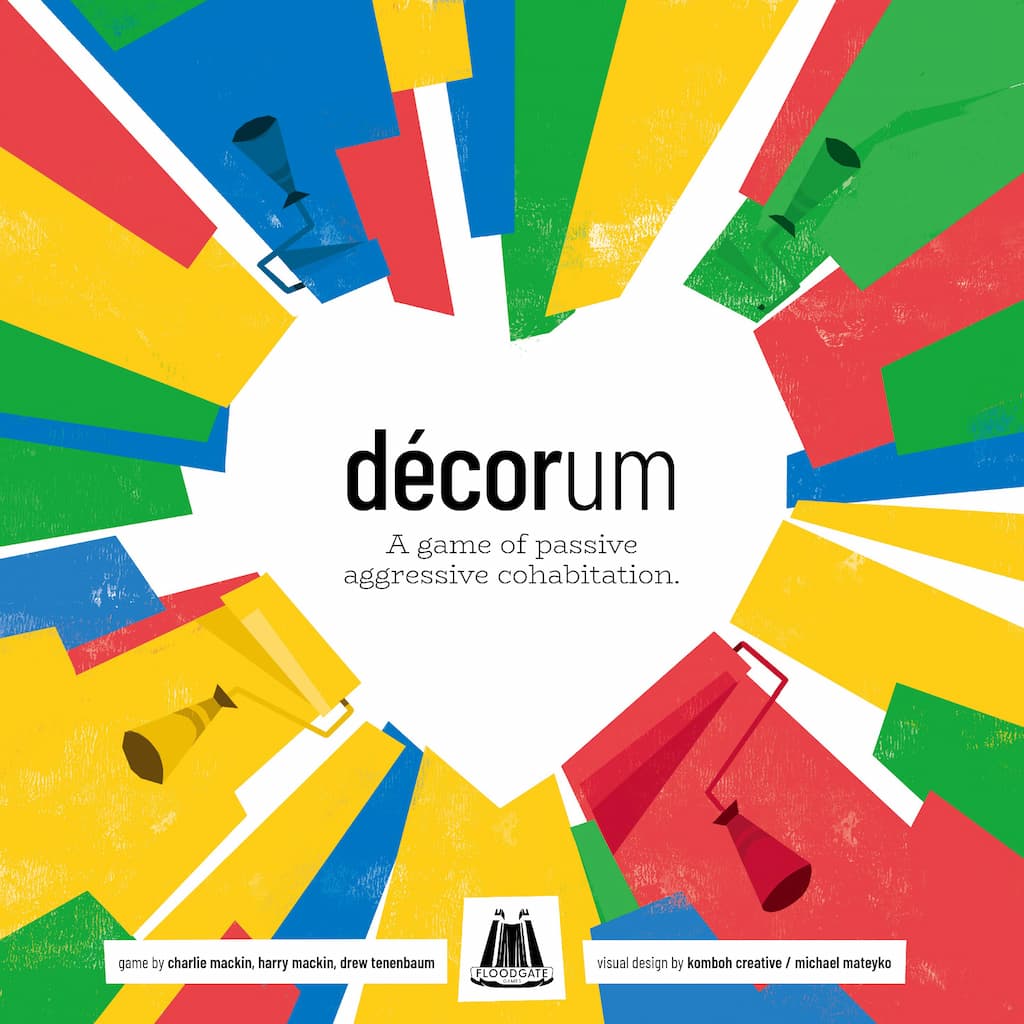 Décorum manufacturing by Boda Games Manufacturing.