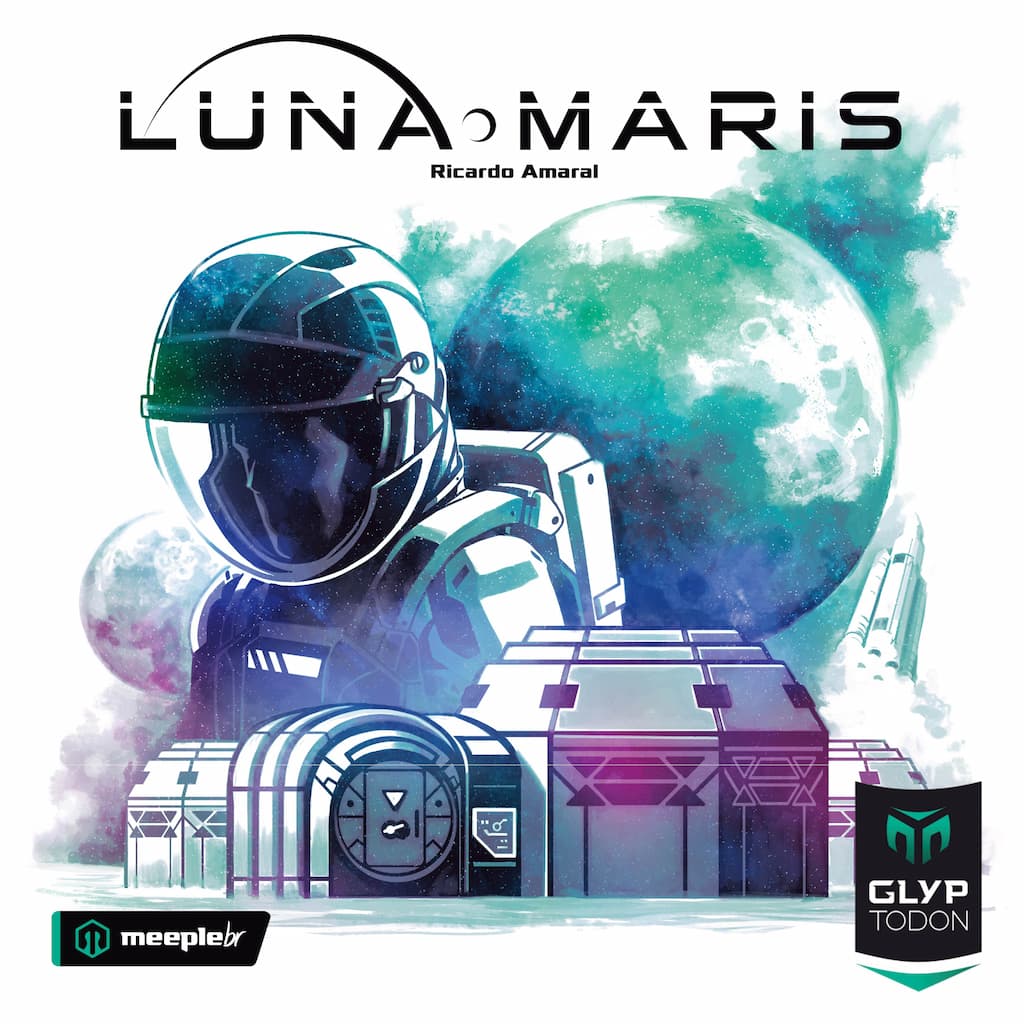 Luna Maris was published by Meeple BR in 2021 and the board game manufacturer was Boda Games Manufacturing.