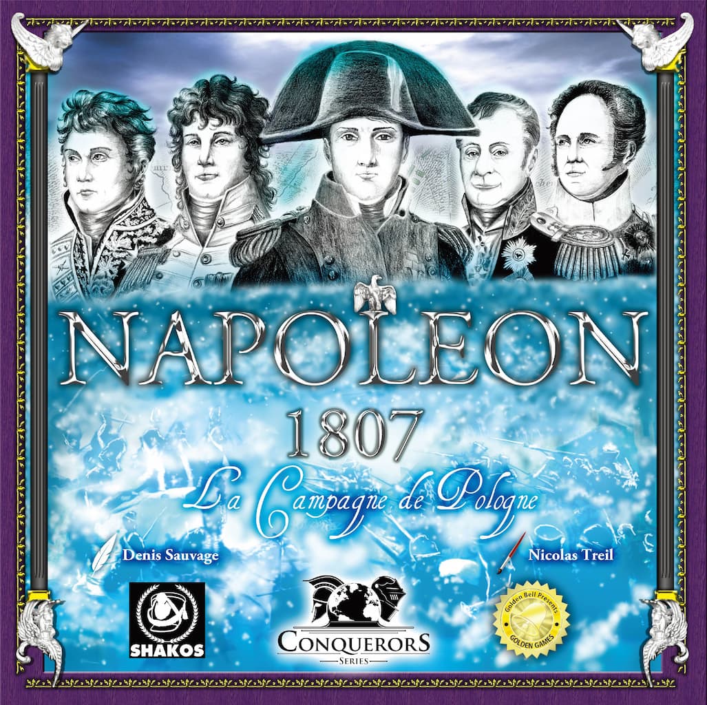 Napoleon 1807 was published by Shakos in 2020 and the board game manufacturer was Boda Games Manufacturing.
