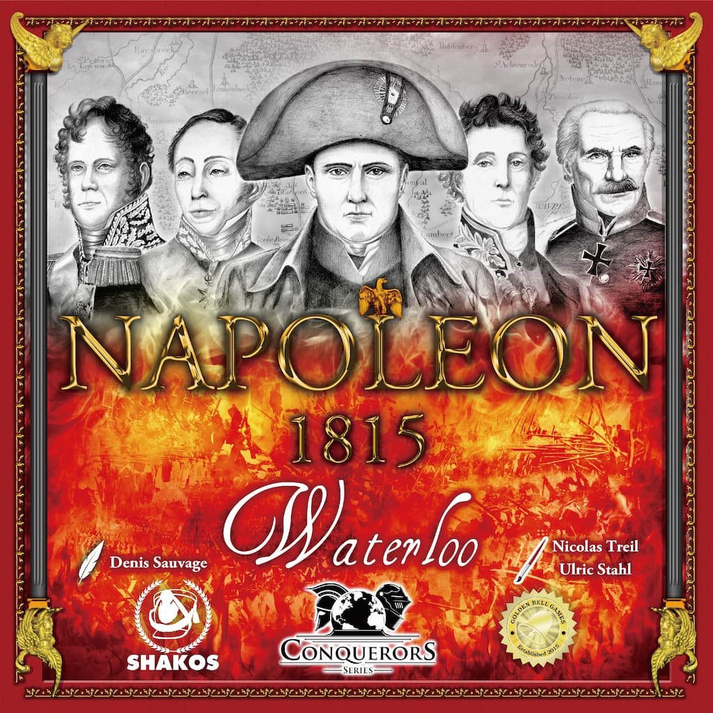 Napoléon 1815 was published by Shakos in 2021 and the board game manufacturer was Boda Games Manufacturing.
