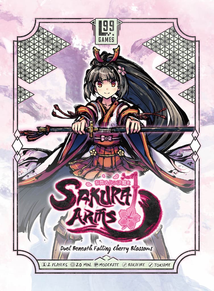 Sakura Arms: Yurina Box was published by Level 99 Games and the board game manufacturer was Boda Games Manufacturing.