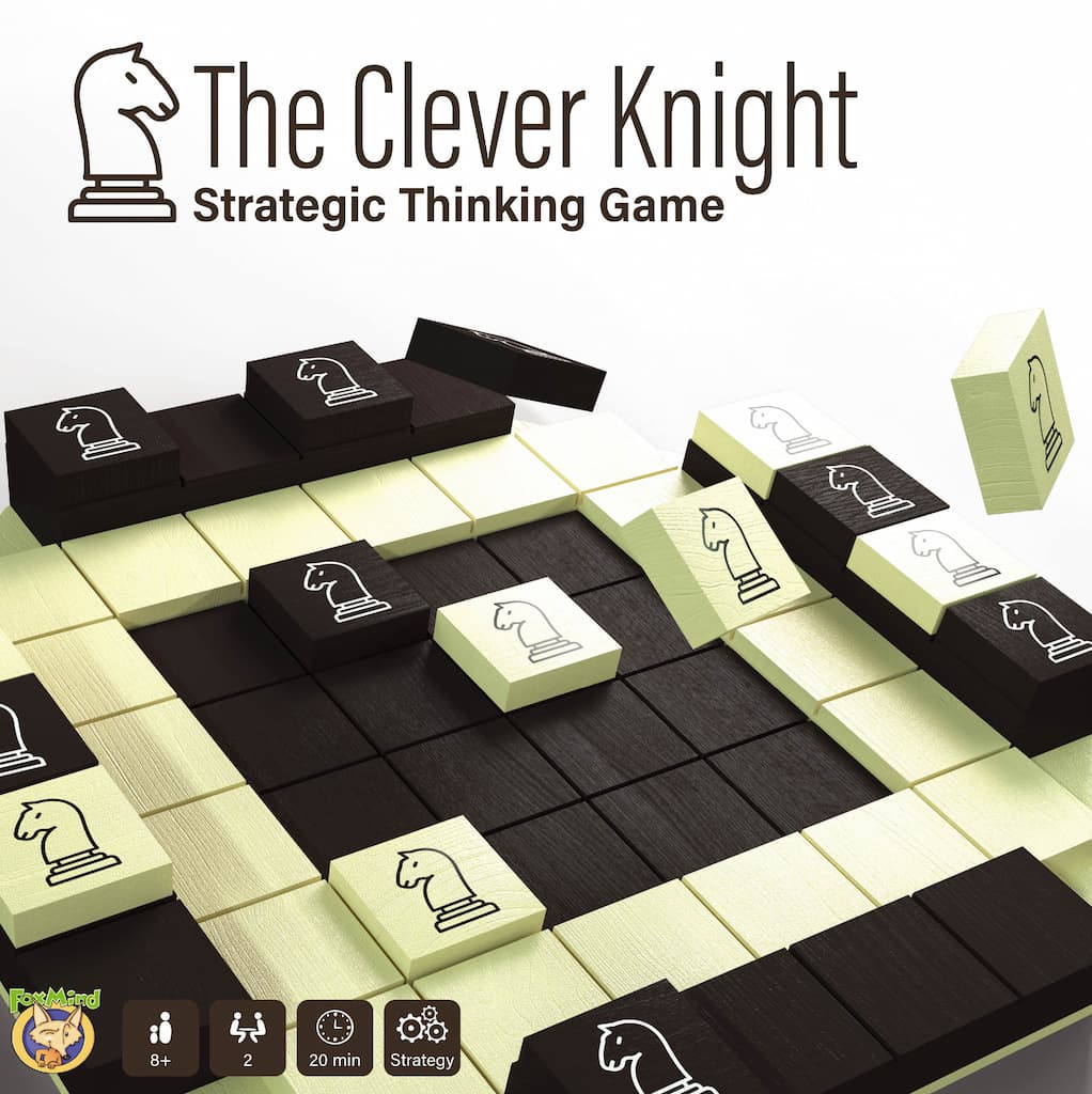 The Clever Knight was published by FoxMind Israel and the board game manufacturer was Boda Games Manufacturing.