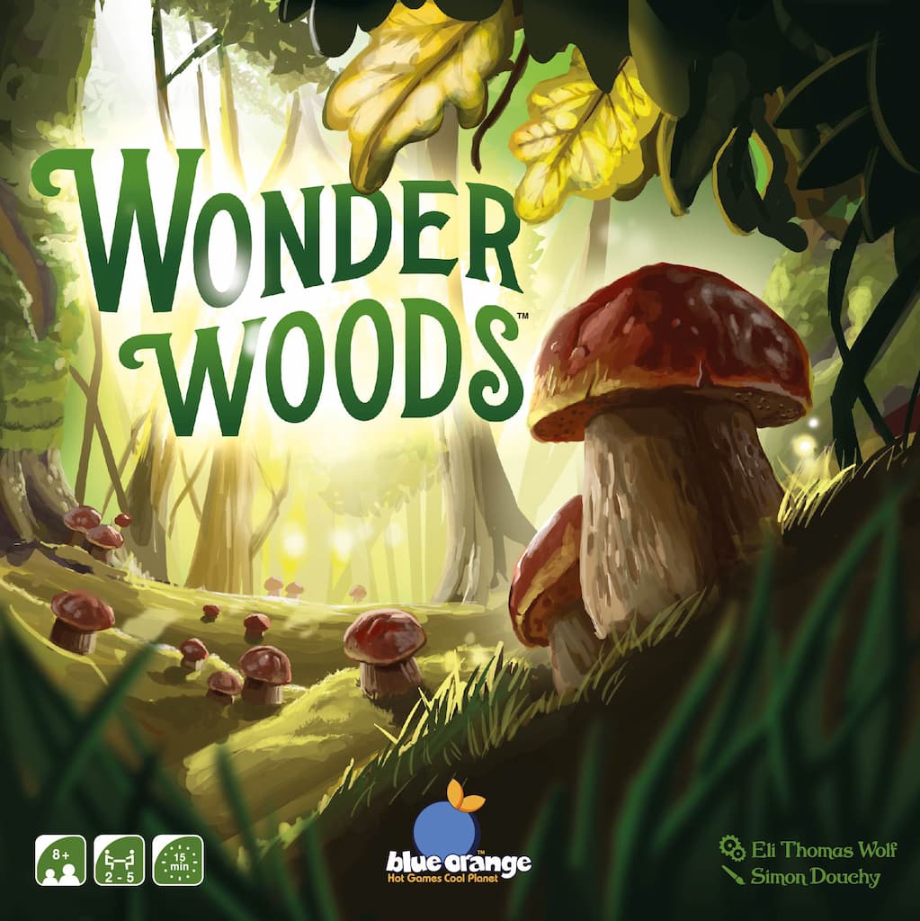 Wonder Woods was published by Blue Orange Games and the board game manufacturer was Boda Games Manufacturing.