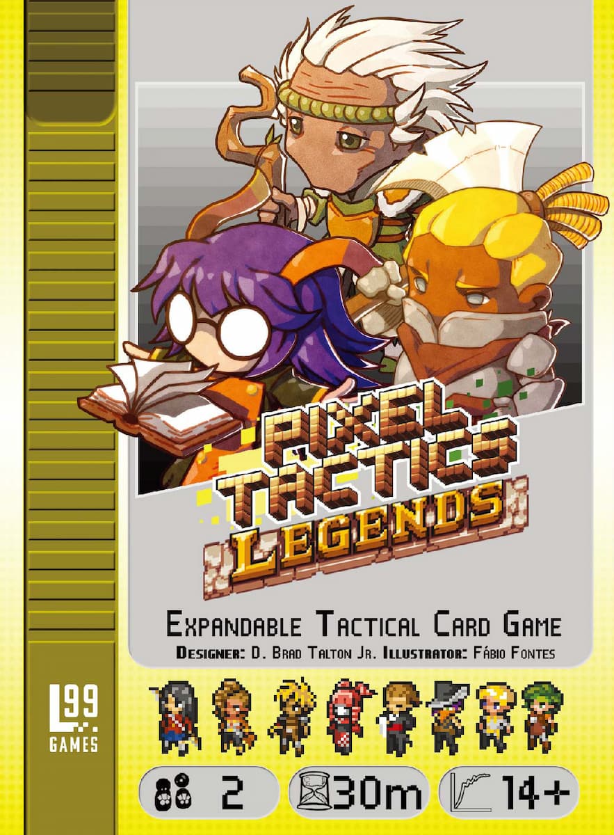 Pixel Tactics Legends the board game was manufactured by Boda Games Manufacturing.