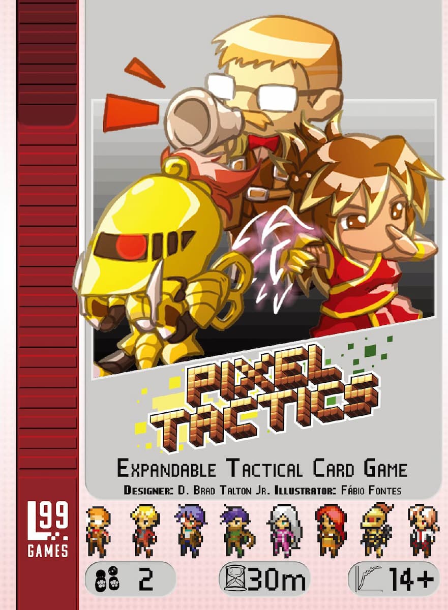 Pixel Tactics the board game was manufactured by Boda Games Manufacturing.